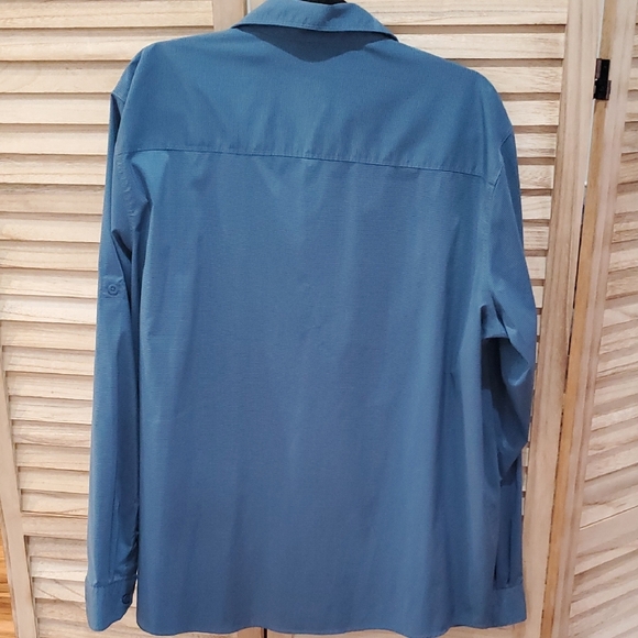 Swiss Tech Men's button front shirt SZ XL - Picture 8 of 9